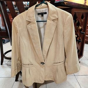 VIintage Lafayette 148 New York 100% leather jacket size 8